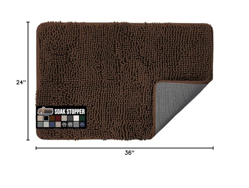 GORILLA GRIP SoakSTOPPER chenille absorbente para entradas con barro