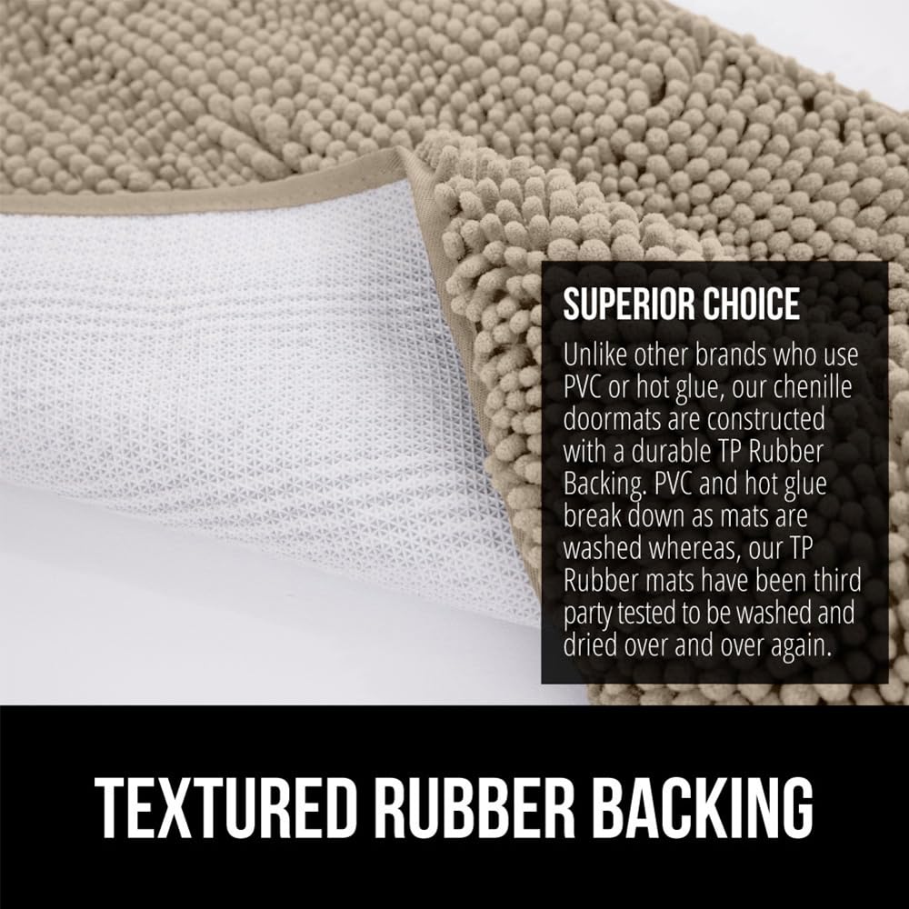 GORILLA GRIP SoakSTOPPER: lavado a máquina para limpieza rápida y sencilla.