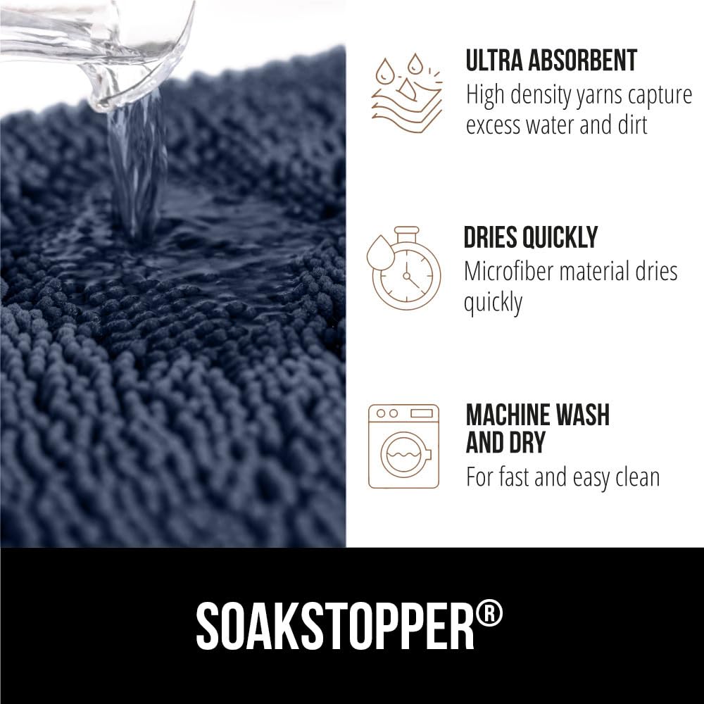 GORILLA GRIP SoakSTOPPER microfibra gruesa se seca rápido.