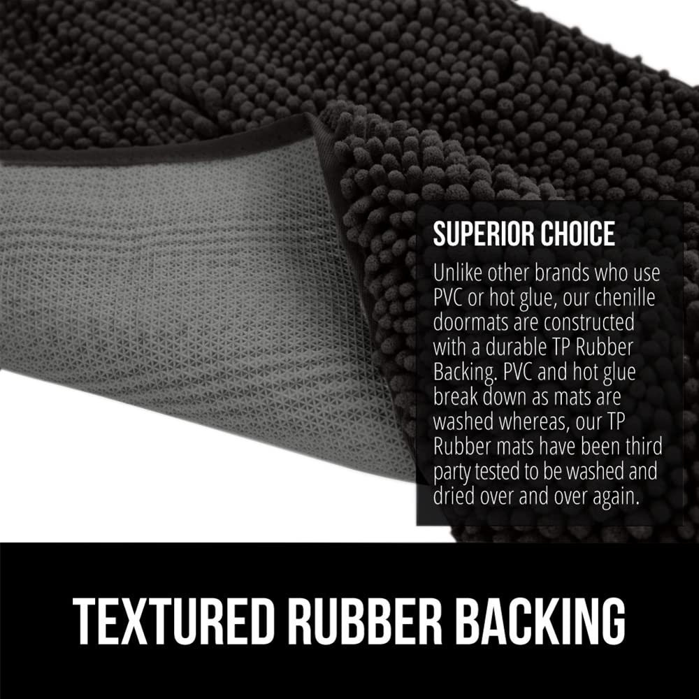 GORILLA GRIP SoakSTOPPER: textura suave que no raya los suelos.