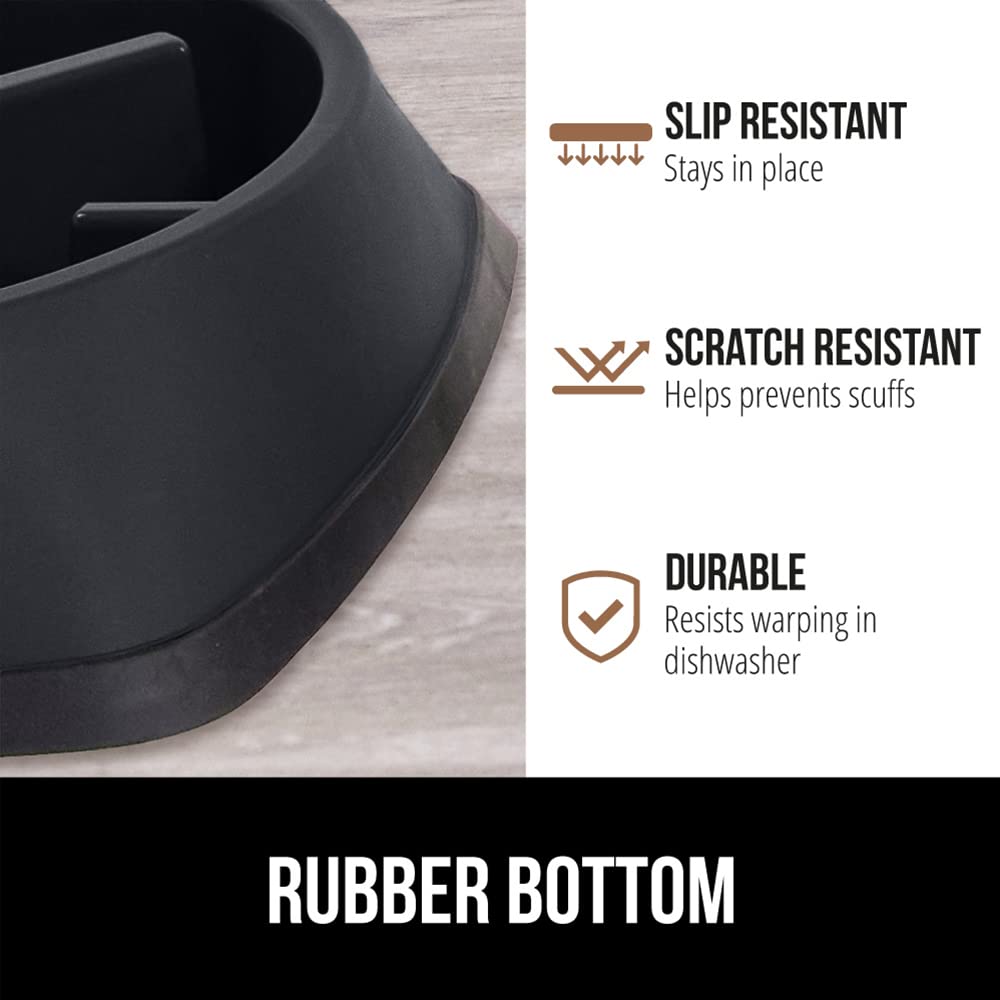 GORILLA GRIP tazón lento apto para todo tipo de alimentos para mascotas