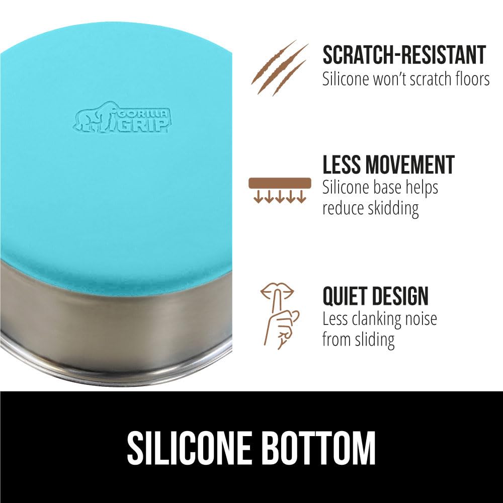 Gorilla Grip tazón libre de BPA para seguridad de comida y agua