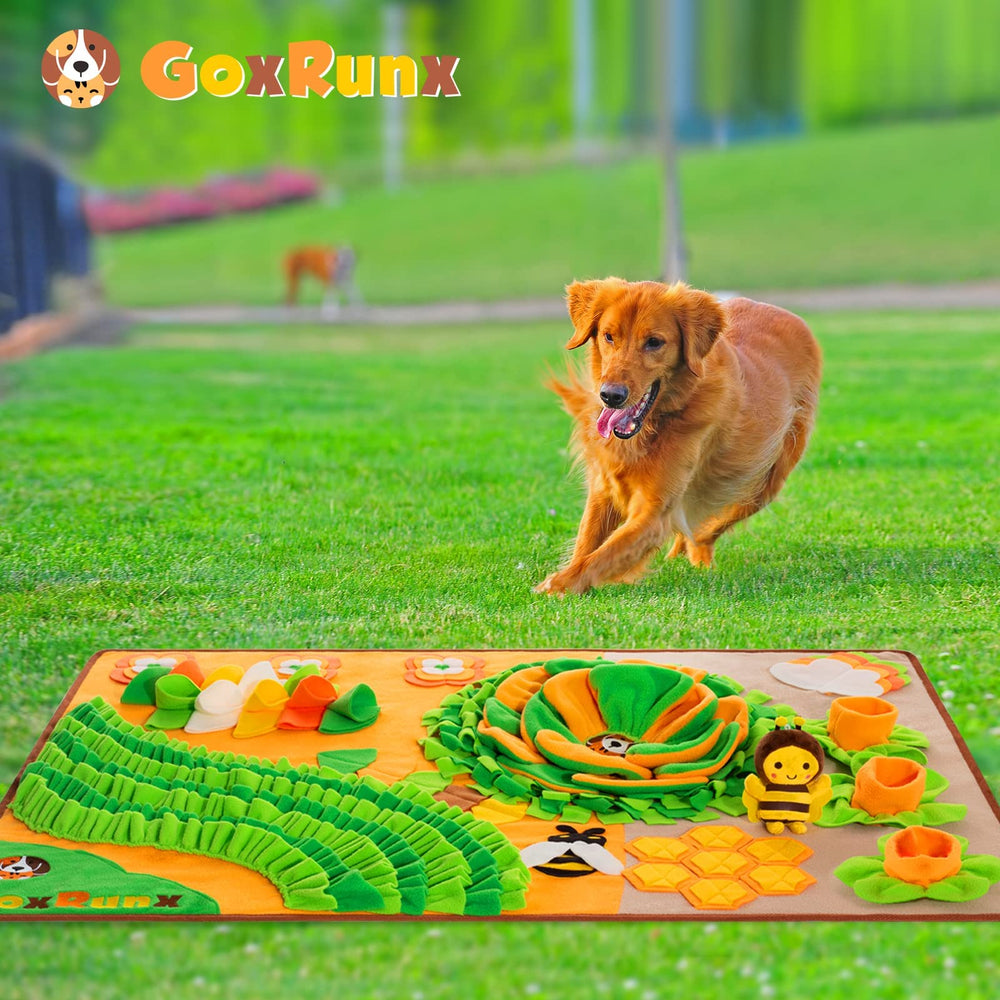 GoxRunx Snuffle Mat fomenta juego interactivo y estimula el olfato.