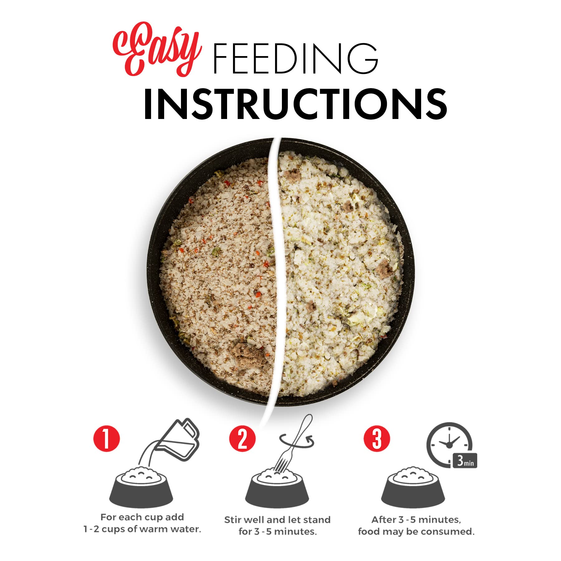 Lista de ingredientes de Grandma Lucy's Lamb para perros sensibles.