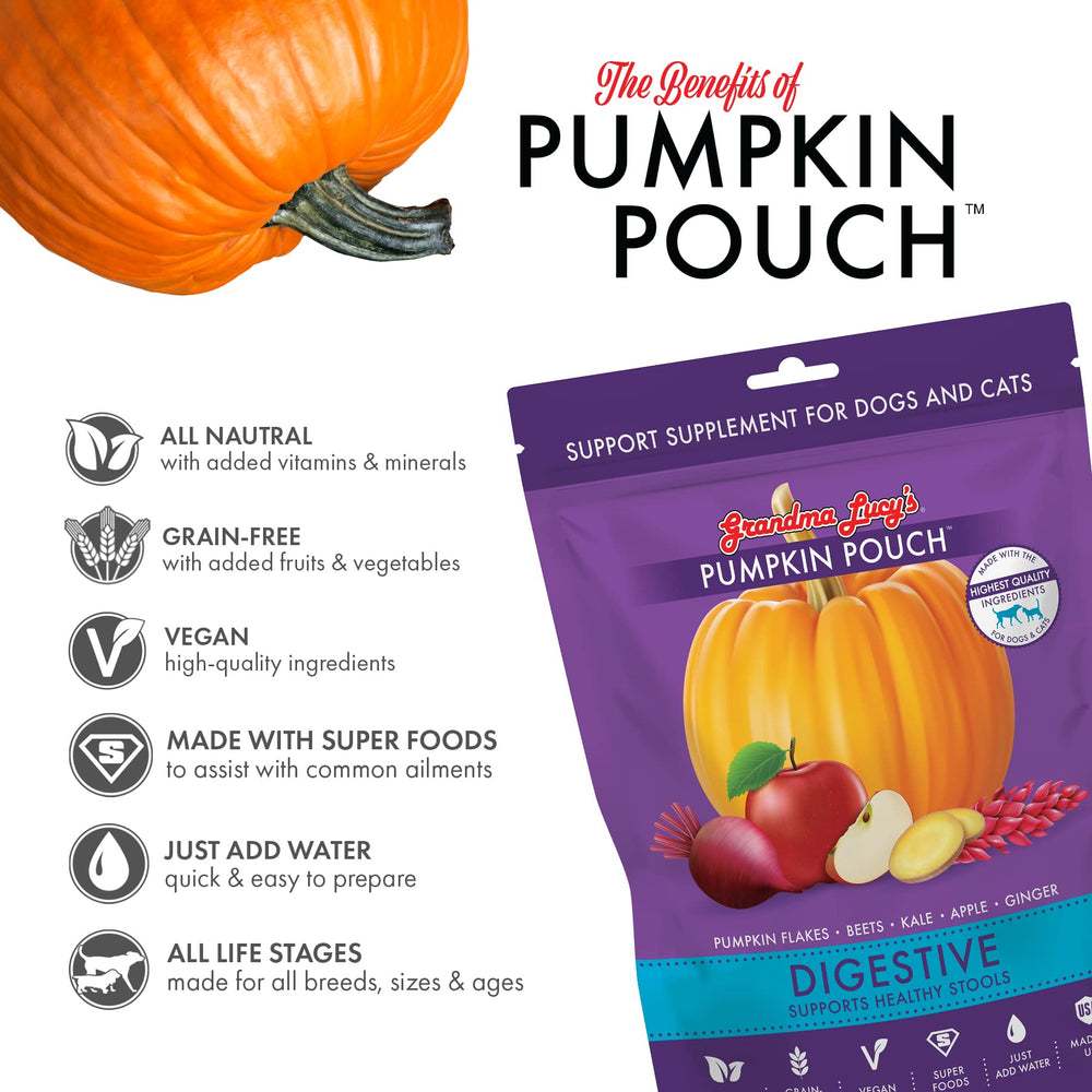grandma lucy's calabaza pouch envase práctico para despensa