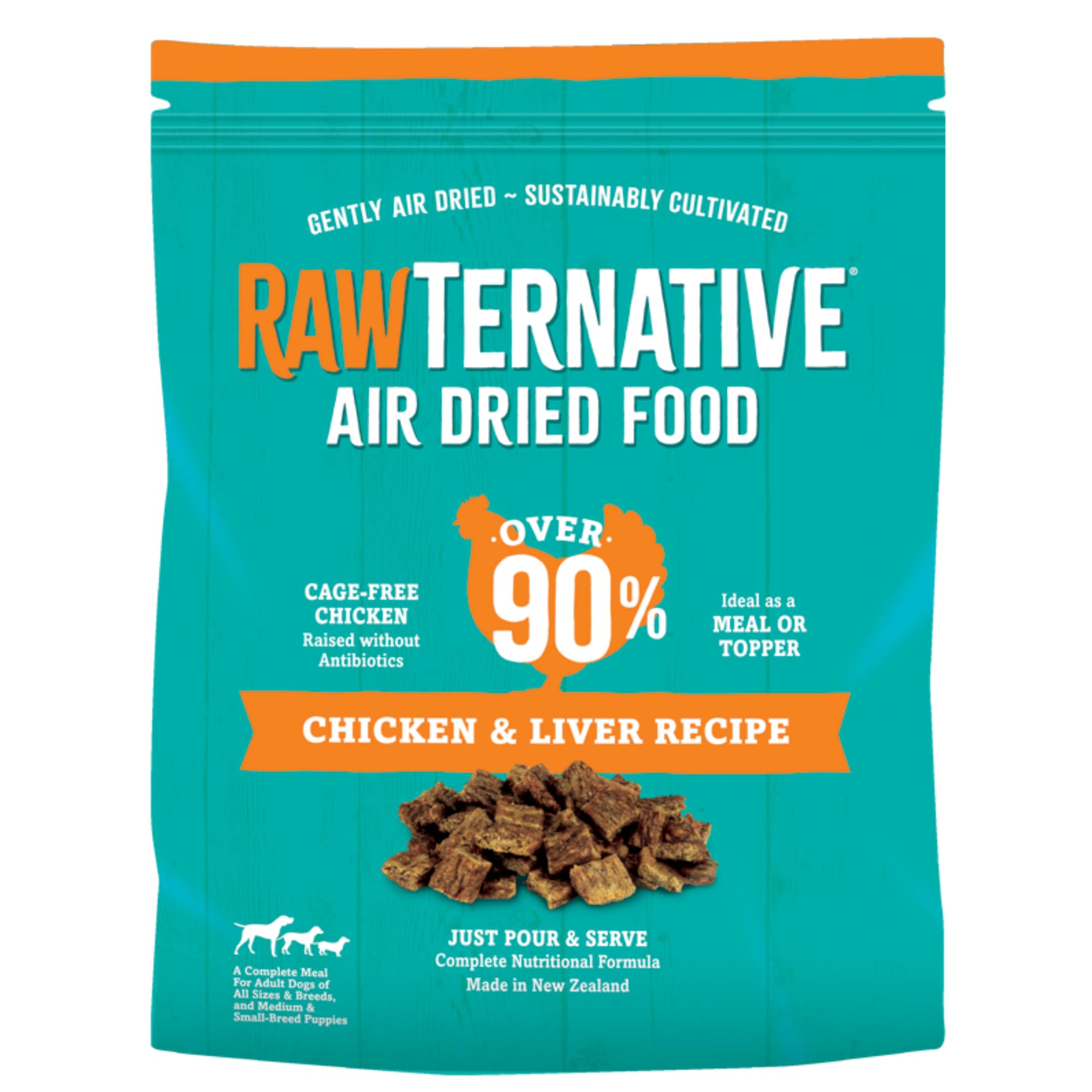 Grandma Mae's RawTernative: bolsa 3 lb lista para alimentar a tu perro.