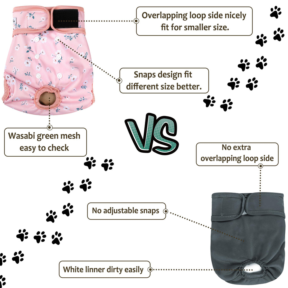 Estampado floral en talla S de Grecle, estilo y función para tu mascota.