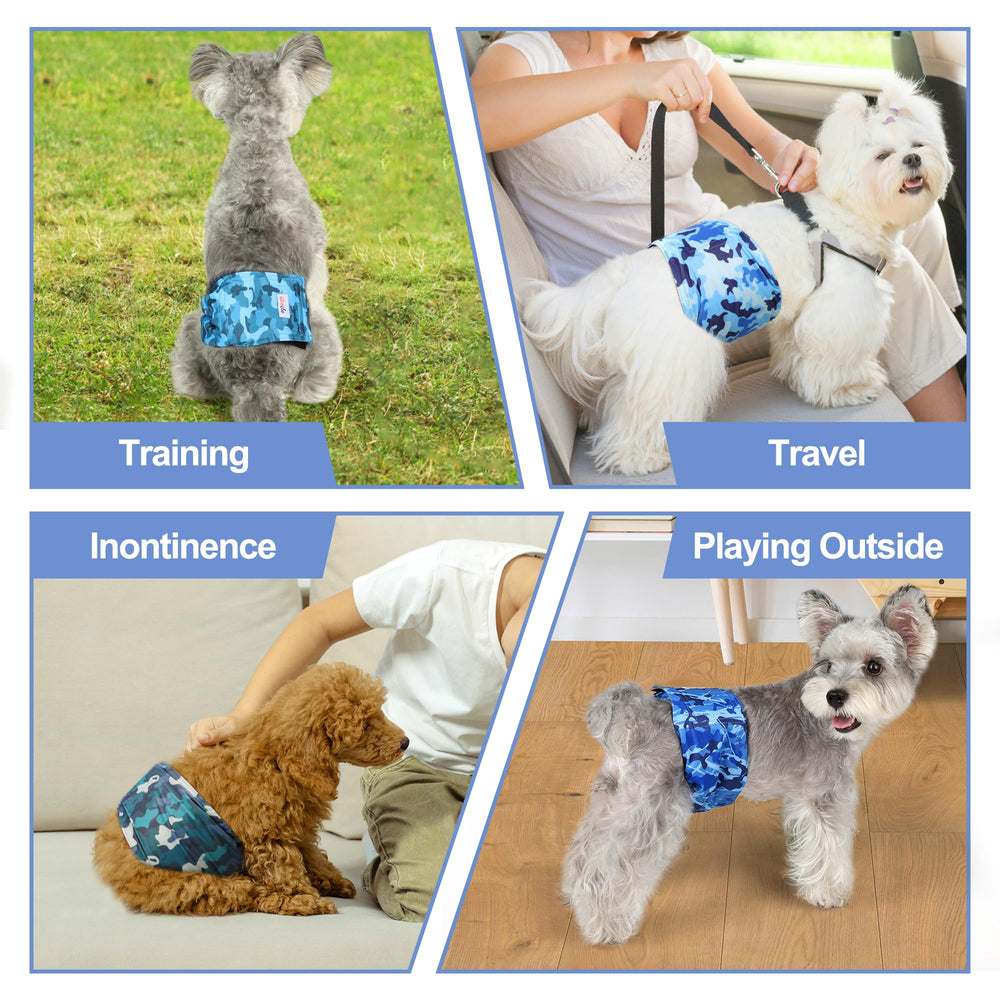 Grecle panales perros machos diseño camuflaje para estilo discreto