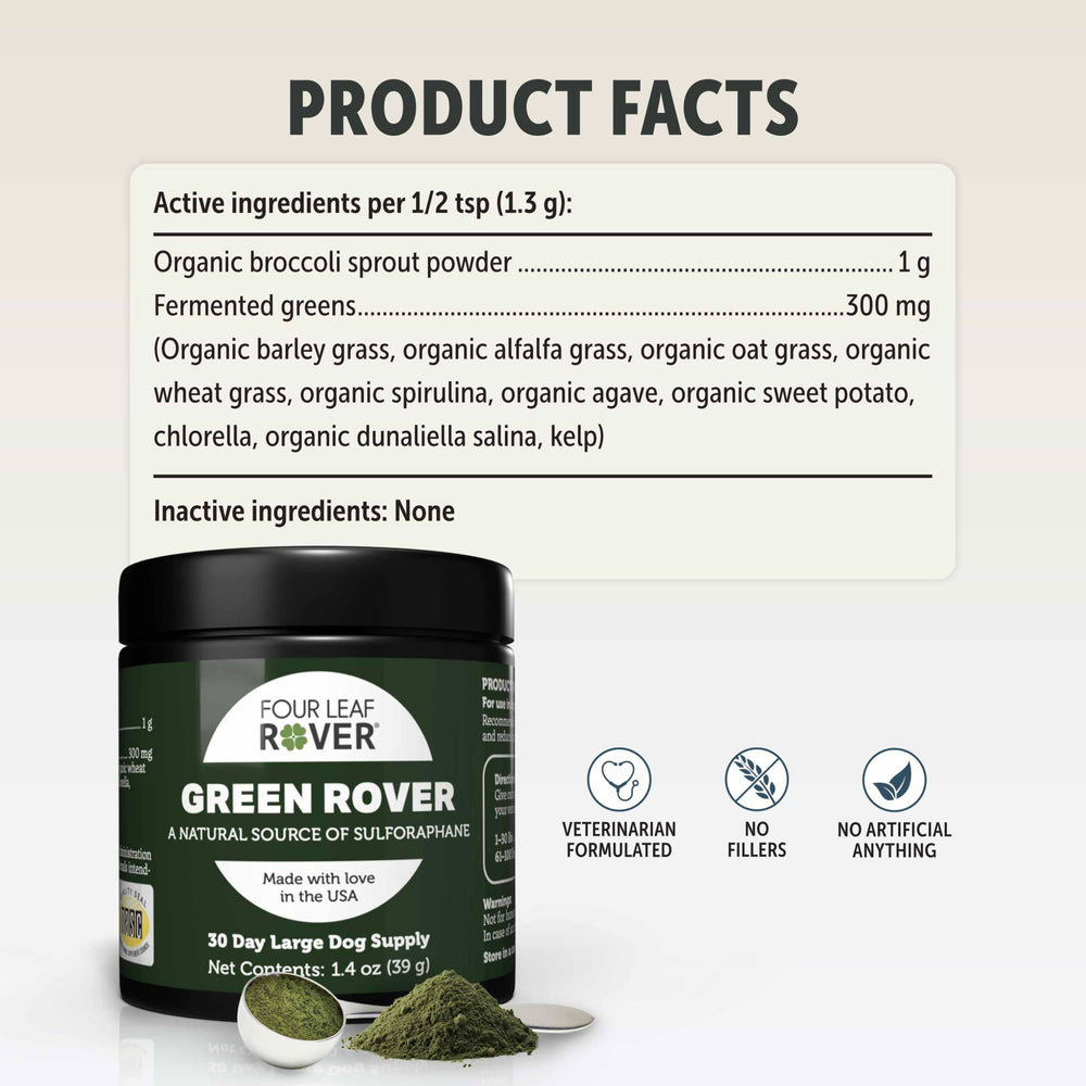 Green Rover mezcla fermentada mejora absorción de nutrientes.