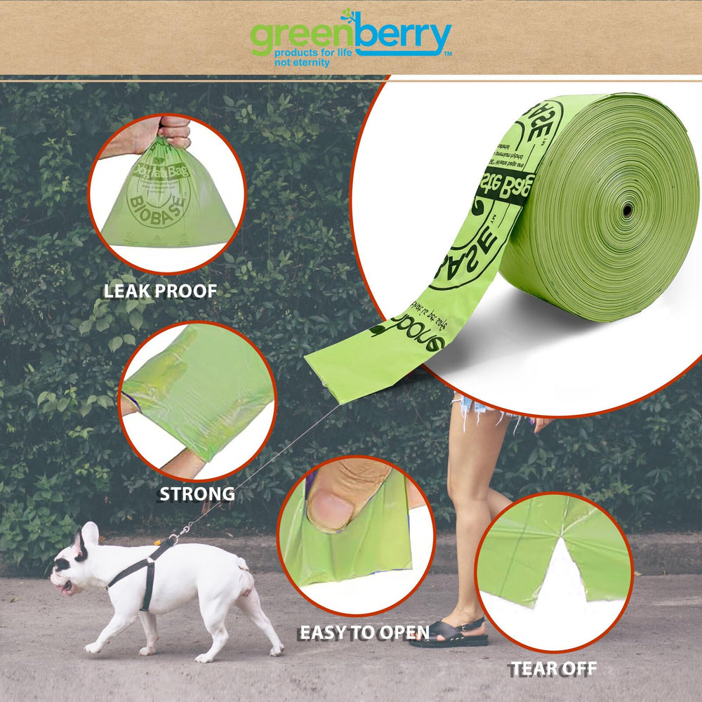 Greenbone BioBase bolsitas sin olor para paseos limpios