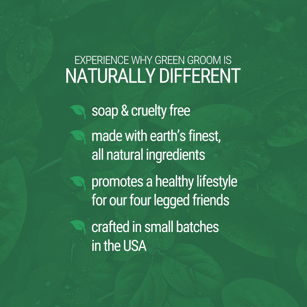 GreenGroom champú perro ginger-orange aroma relajante, ayuda a calmar durante el baño.