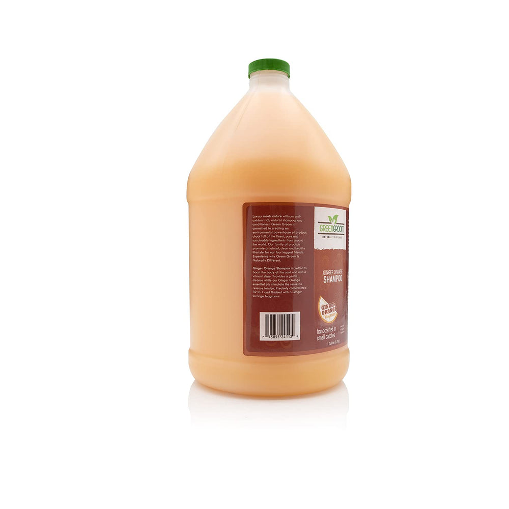 GreenGroom champú perro ginger-orange espuma cremosa, limpieza suave y agradable.