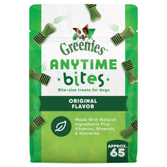 Greenies Anytime Bites: bocadillos pequeños para premiar durante el adiestramiento canino.