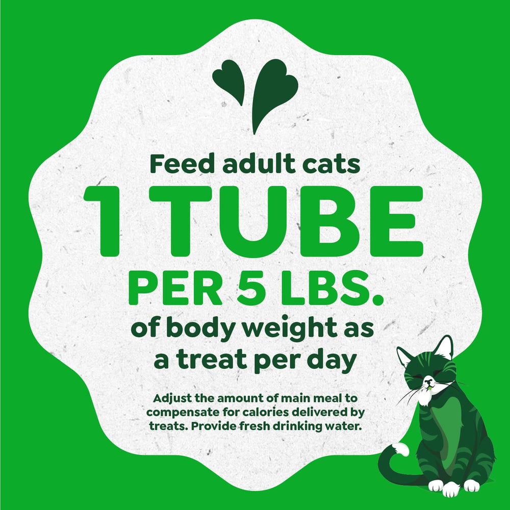 Greenies balanced nutritional complete adult cat snack for everyday treats.