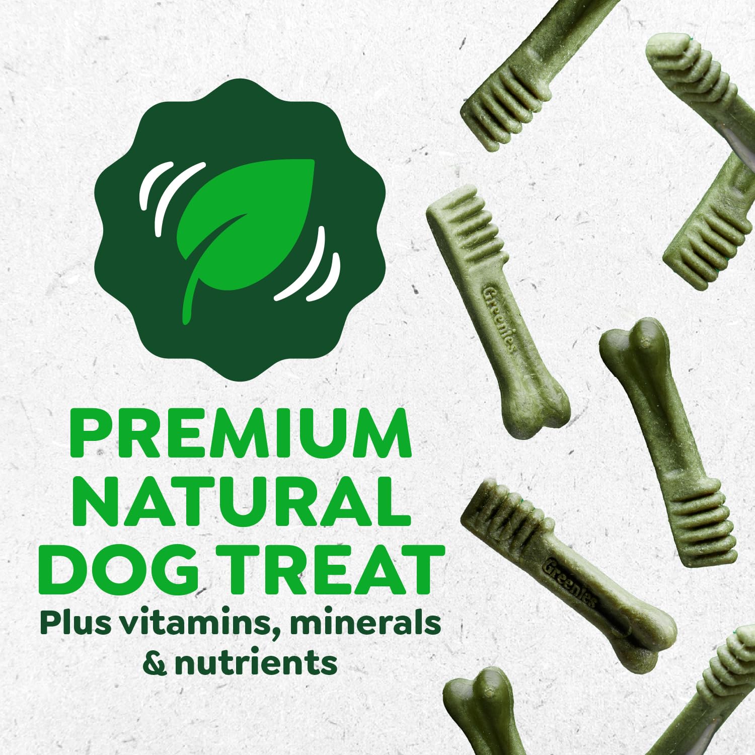 Greenies DHA para desarrollo cognitivo durante la etapa temprana del cachorro.