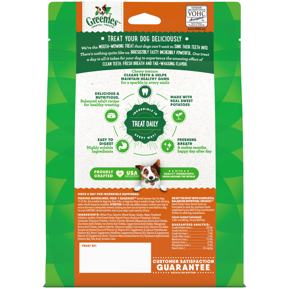 Greenies caja de 12 oz, opción diaria de cuidado dental para perros.