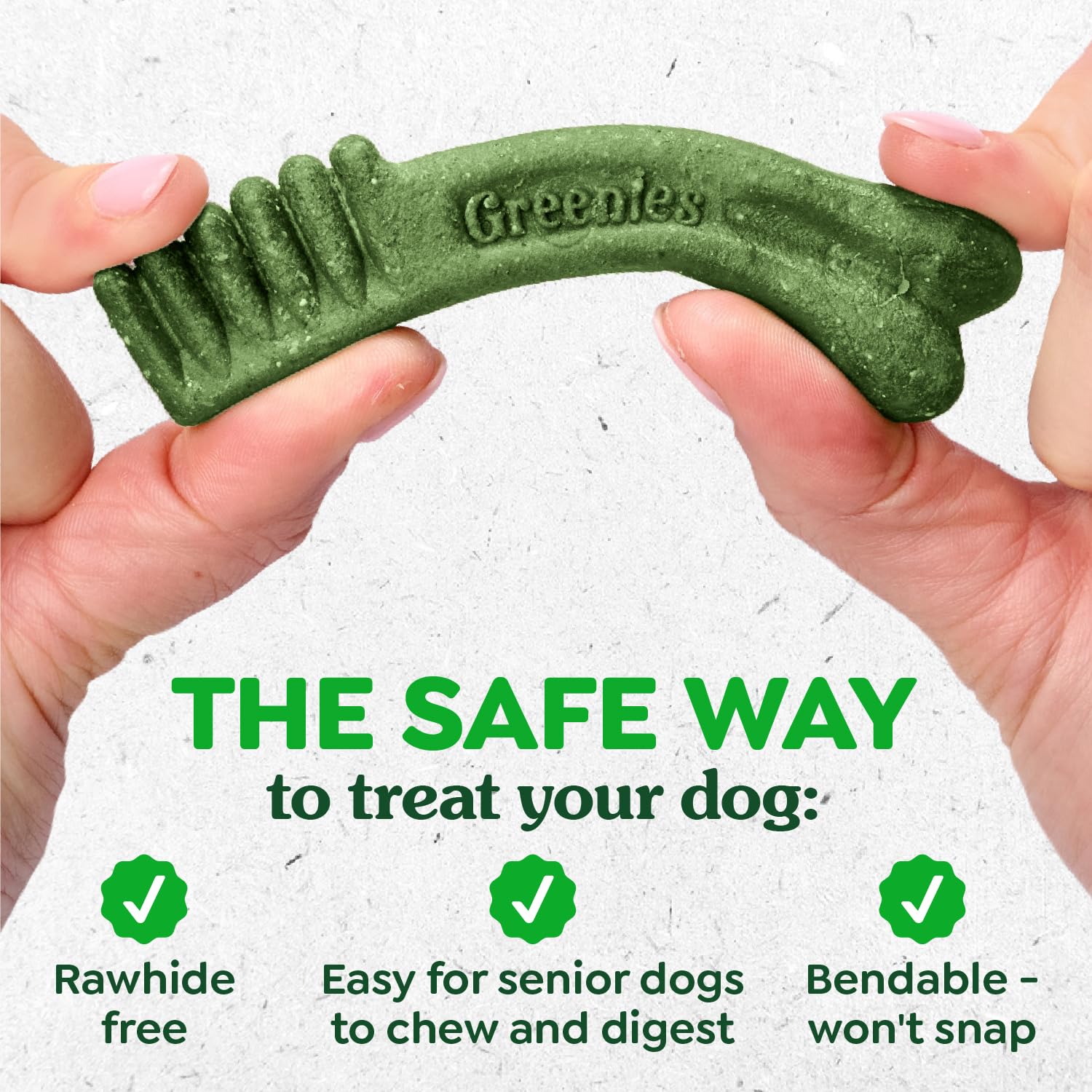 Greenies Para perros mayores ayuda al mantenimiento de movilidad articular.