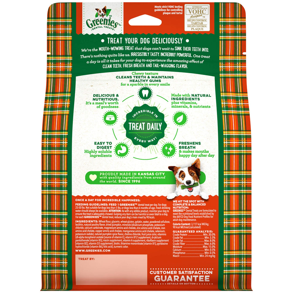 Greenies, forma atractiva para una sonrisa saludable de tu mascota.