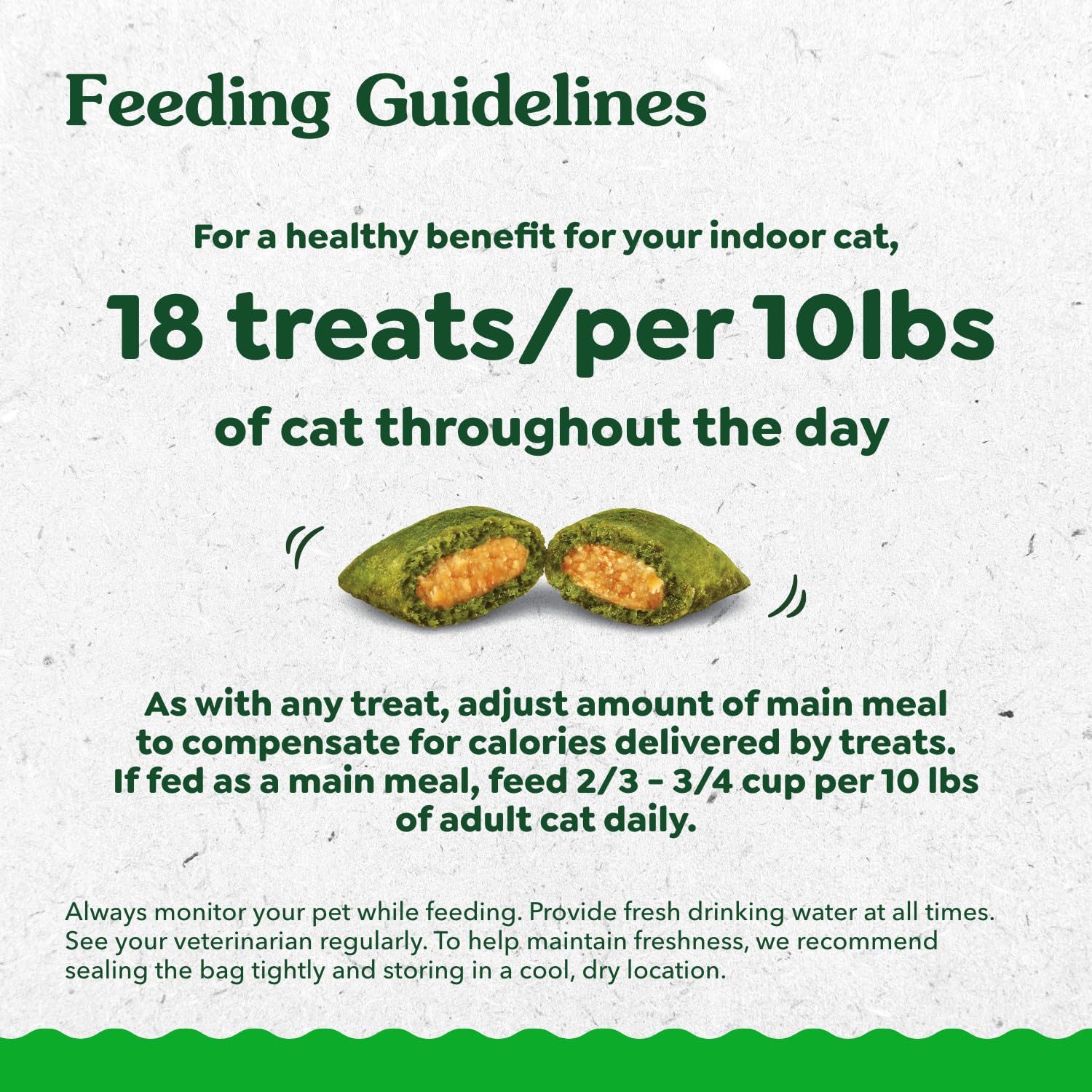 Greenies Feline Smartbites, ingredientes naturales con vitaminas para gatos.