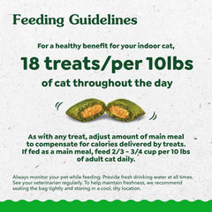 Greenies Feline Smartbites, ingredientes naturales con vitaminas para gatos.