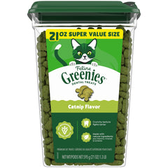 Greenies galletas dentales para gatos adultos, ayudan a la higiene oral diaria.