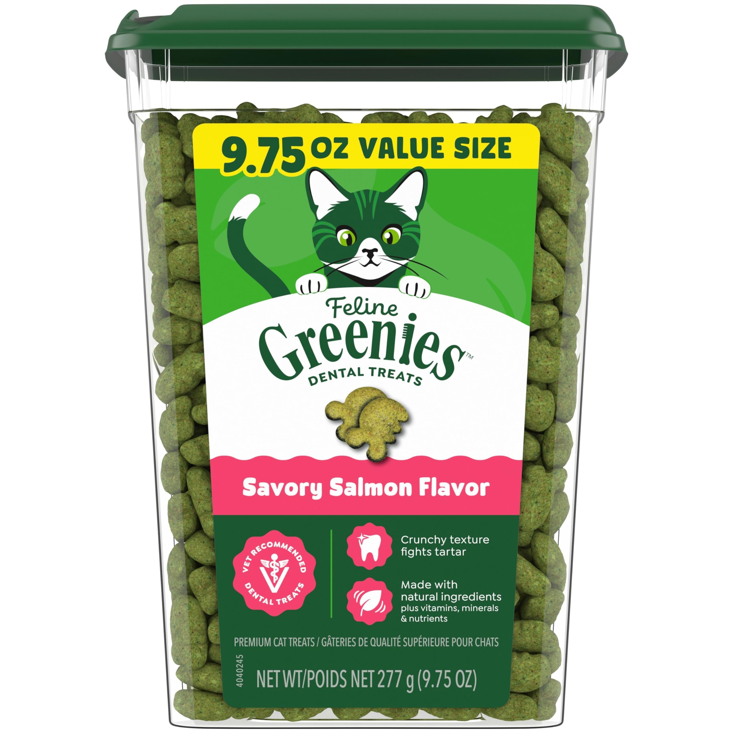 Greenies para gatos, envase 9.75 oz, cuidado dental diario