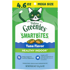 Greenies Feline Smartbites empaque práctico para consumo diario.