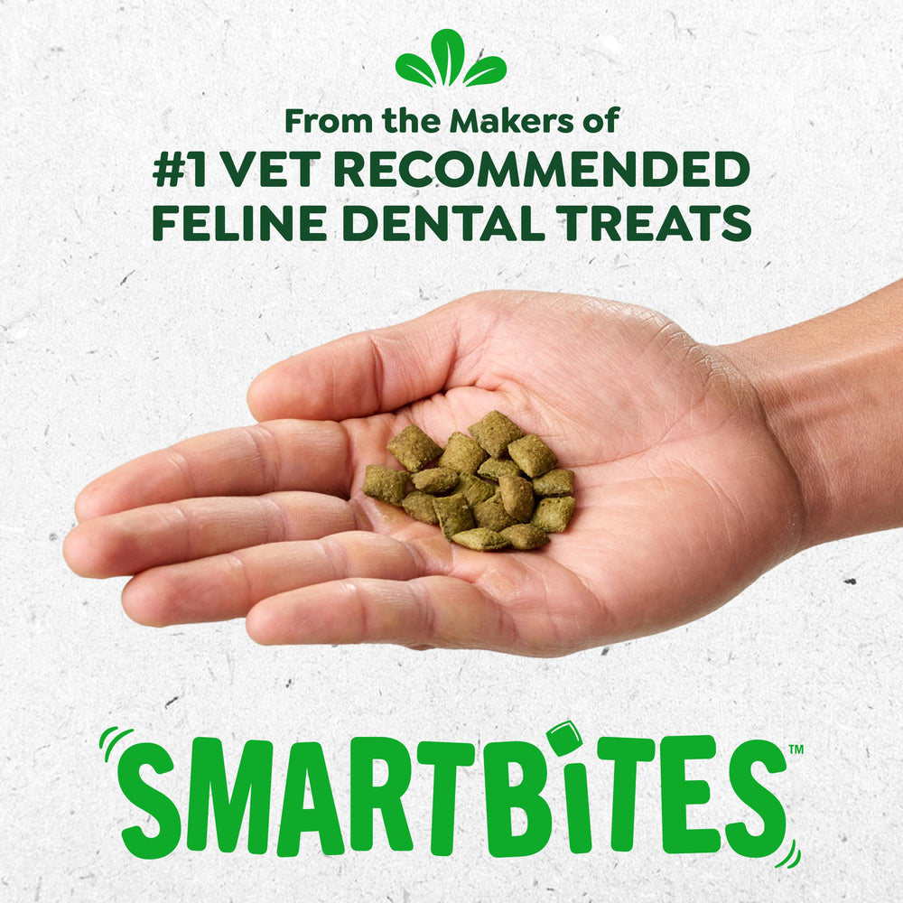 Greenies Smartbites sabor pollo: recompensa sabrosa para gatos.