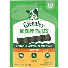 Greenies Occupy Twists: bocadillos naturales para entretener al perro al masticar