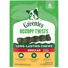 Greenies Occupy Twists, paquete seis unidades, recompensa masticable para perros