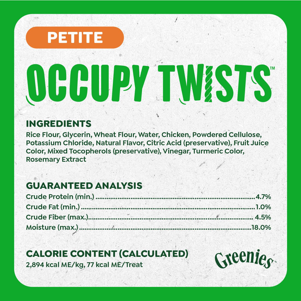 Tamaño pequeño para perros de 7 a 11 kg con Occupy Twists