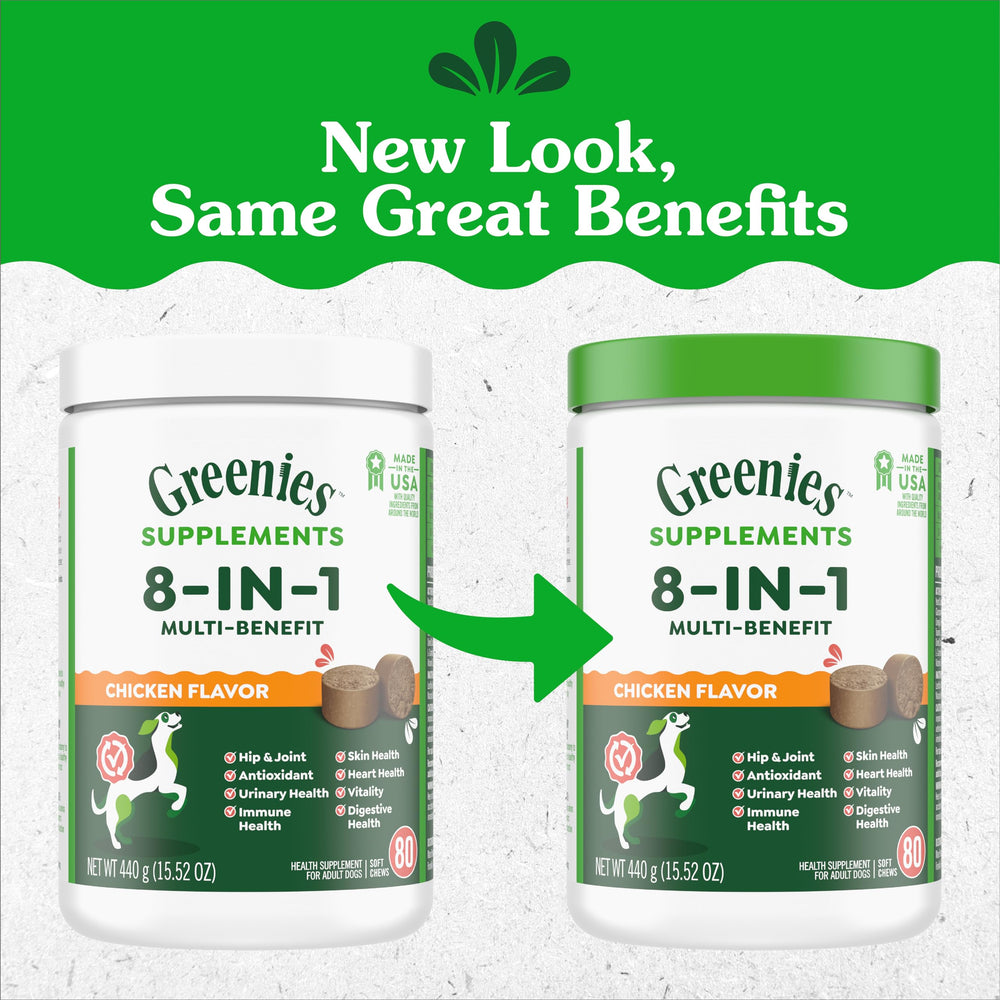 Greenies omega-3 para piel saludable y pelaje brillante