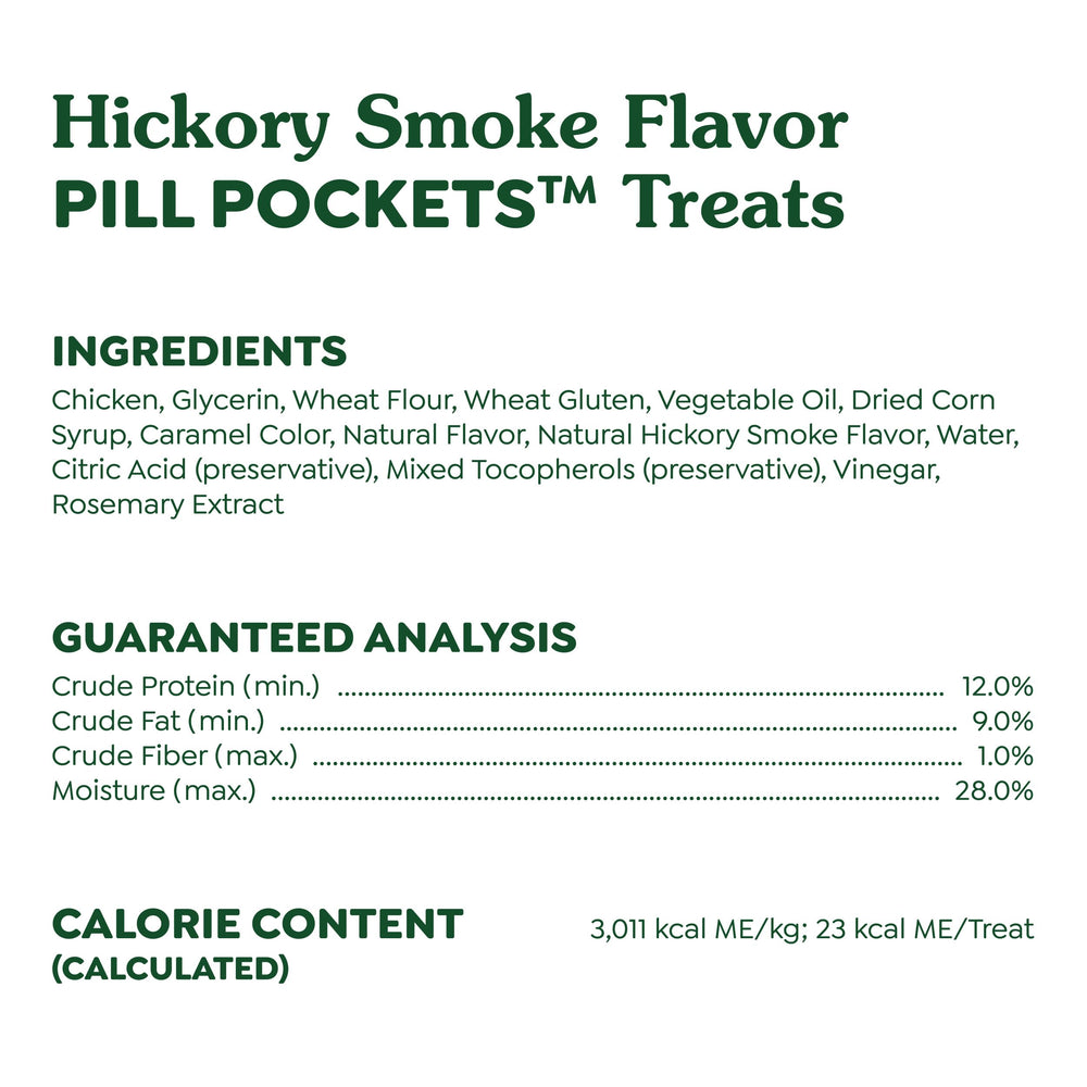 Greenies Pill Pockets apertura y cierre fáciles para medicación.
