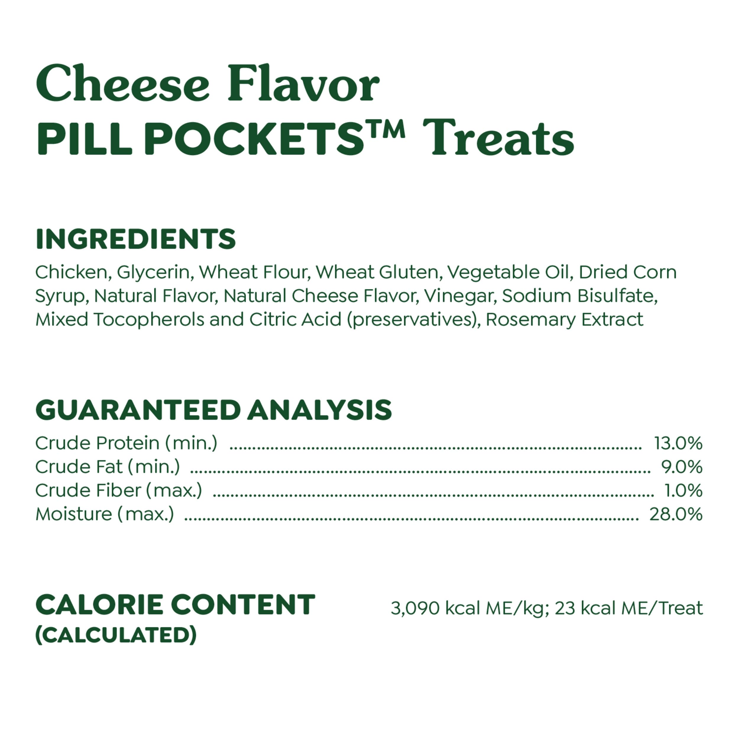 Greenies Pill Pockets, formato fácil de usar, colocar la píldora dentro y cerrar.