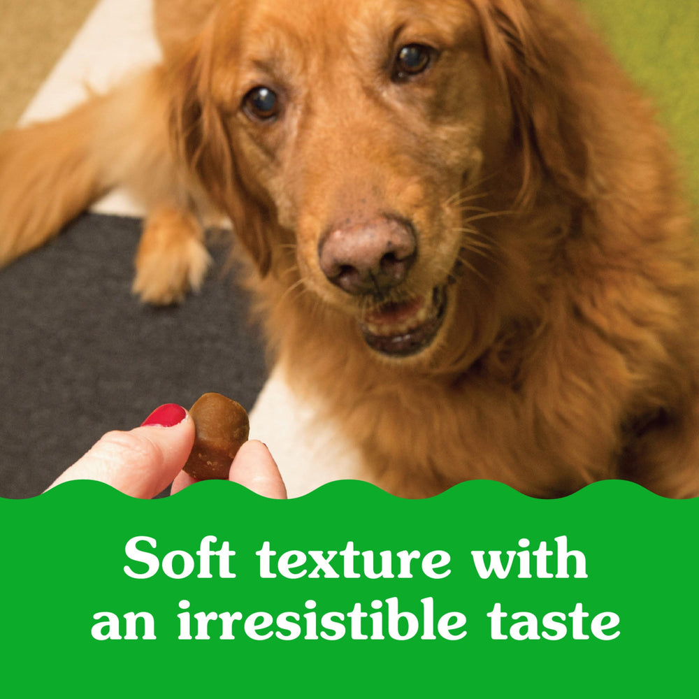 Greenies Pill Pockets para perros grandes, uso diario facil sin complicaciones.