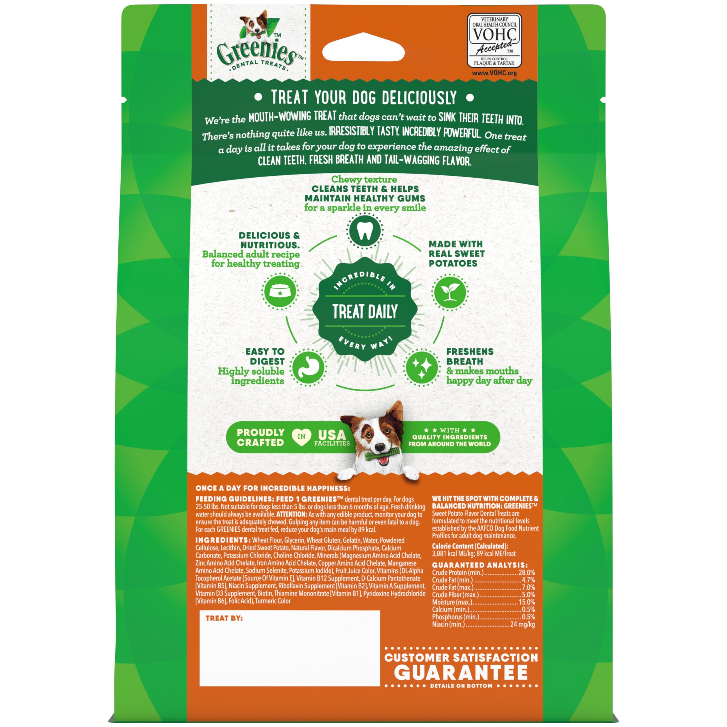 Greenies recomendado por veterinarios para cuidado oral de perros