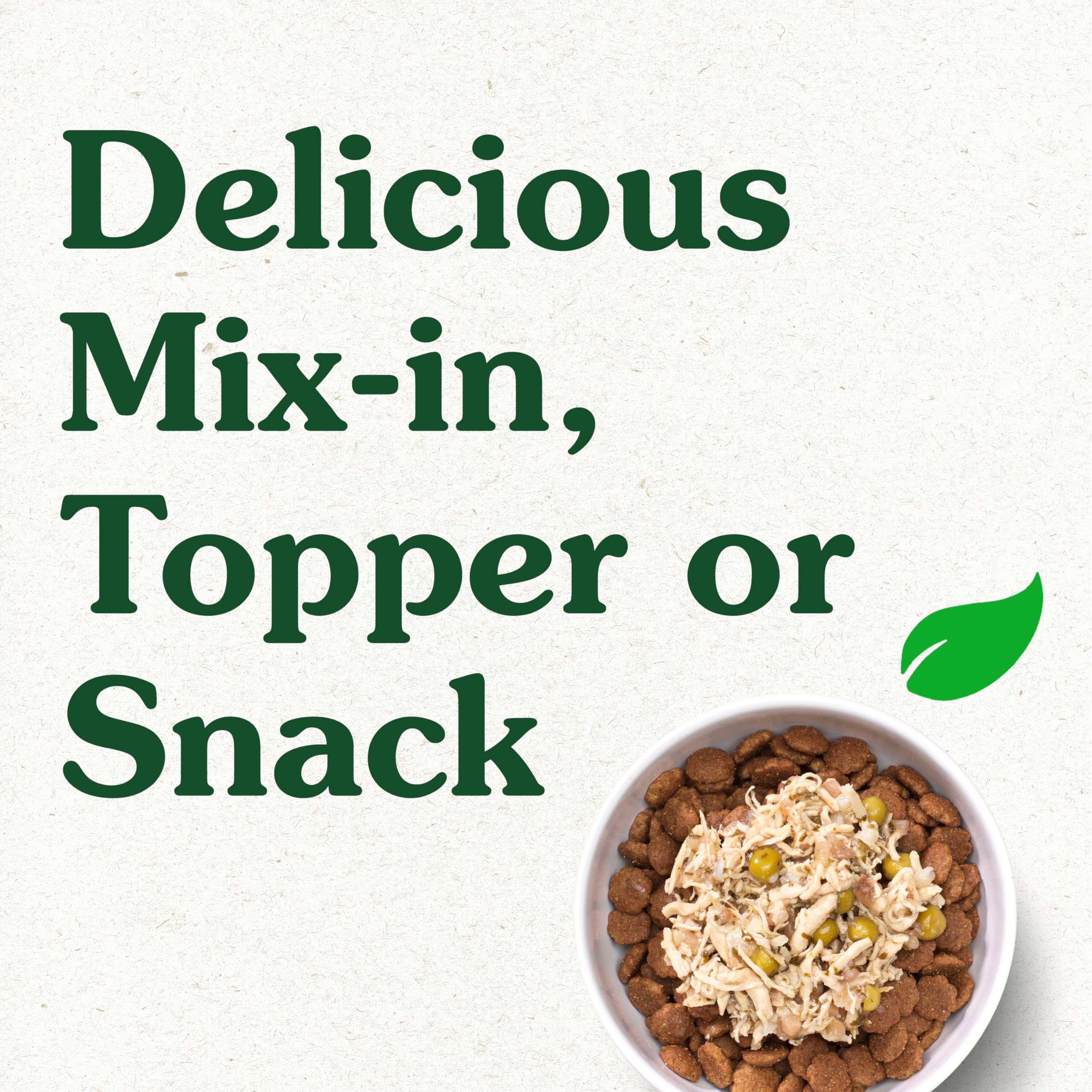Greenies Smart Topper Ingredientes Naturales: ingredientes reconocibles para una comida más auténtica.