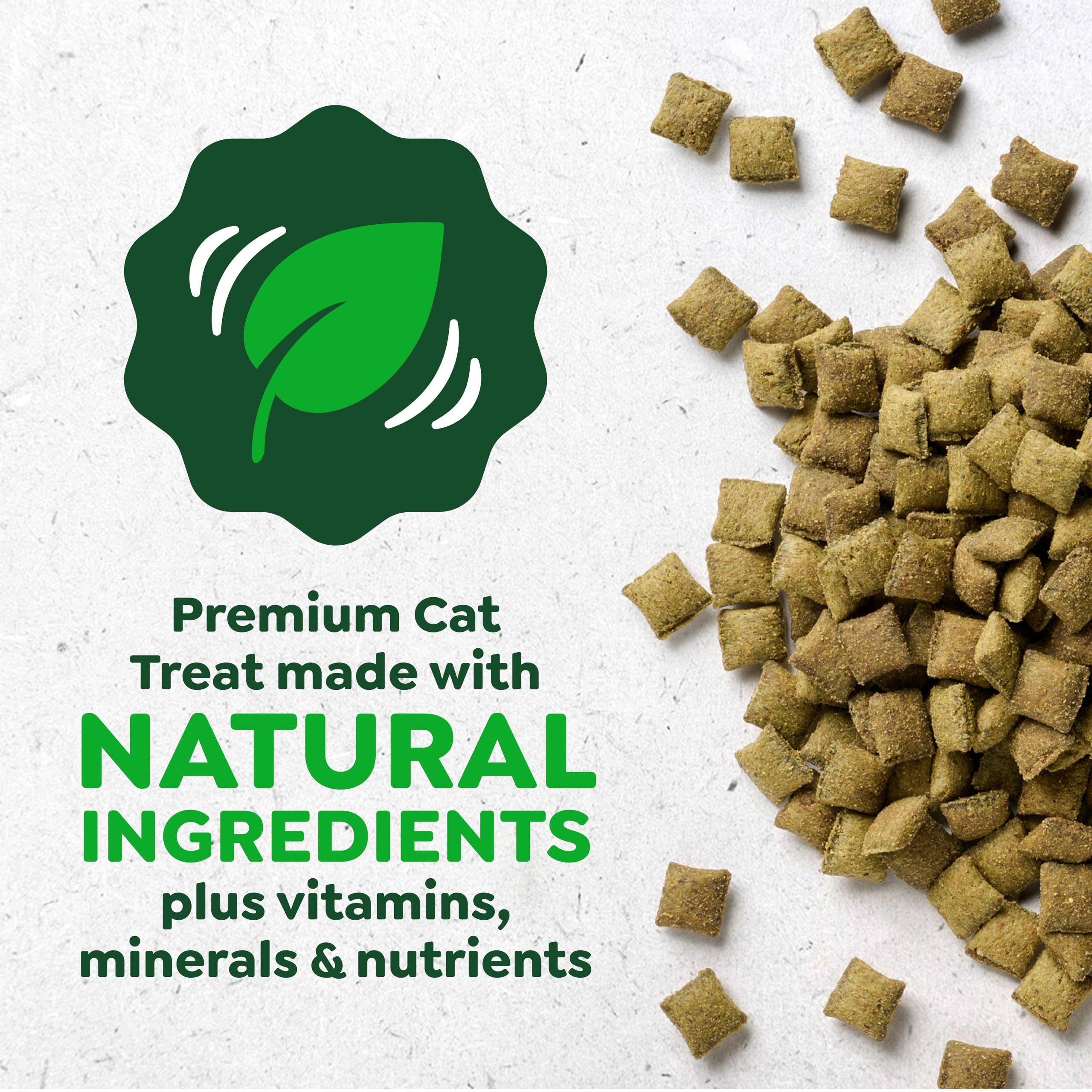Linaza molida en Greenies Smartbites para nutrición de la piel