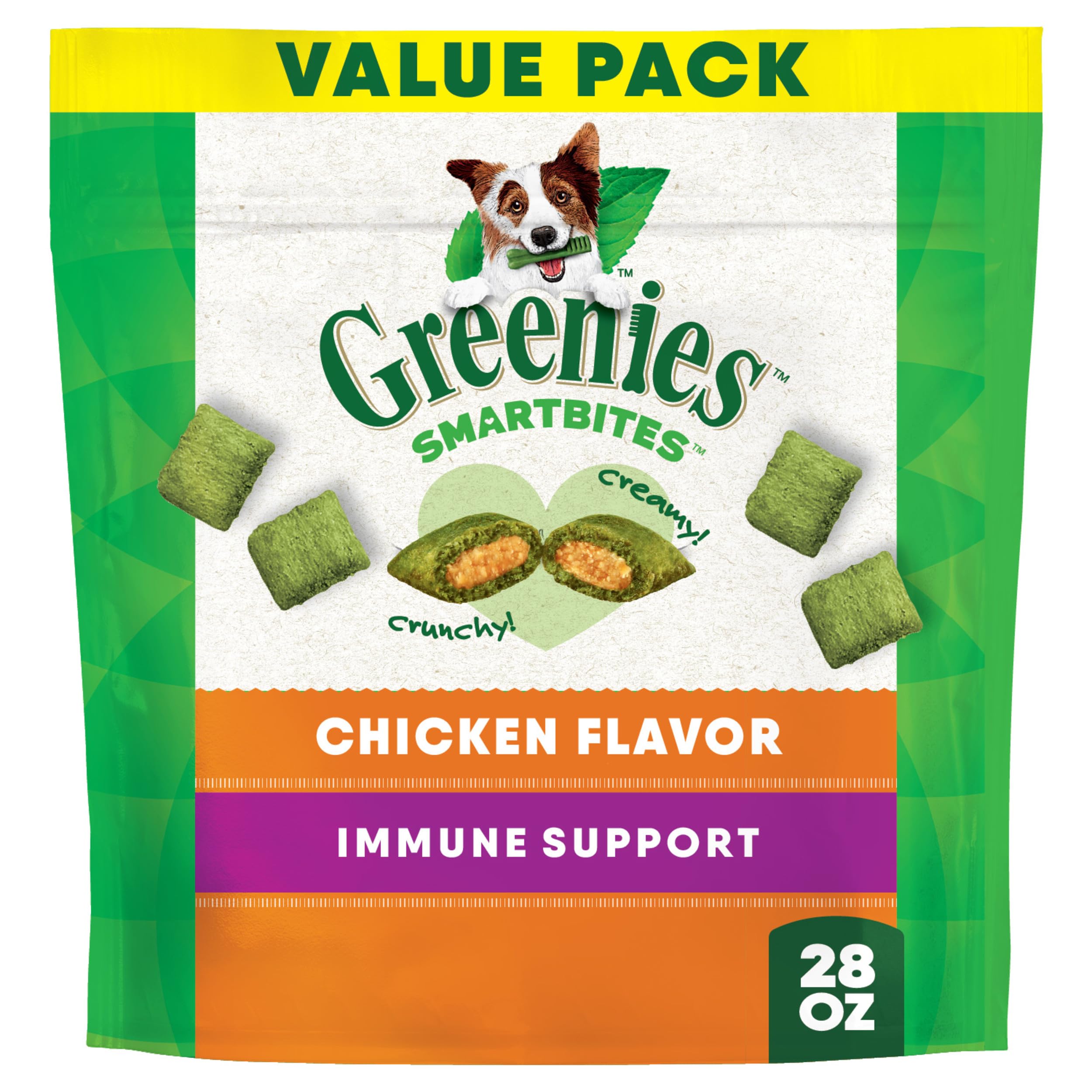 Greenies Smartbites: paquete de 28 oz para recompensa diaria
