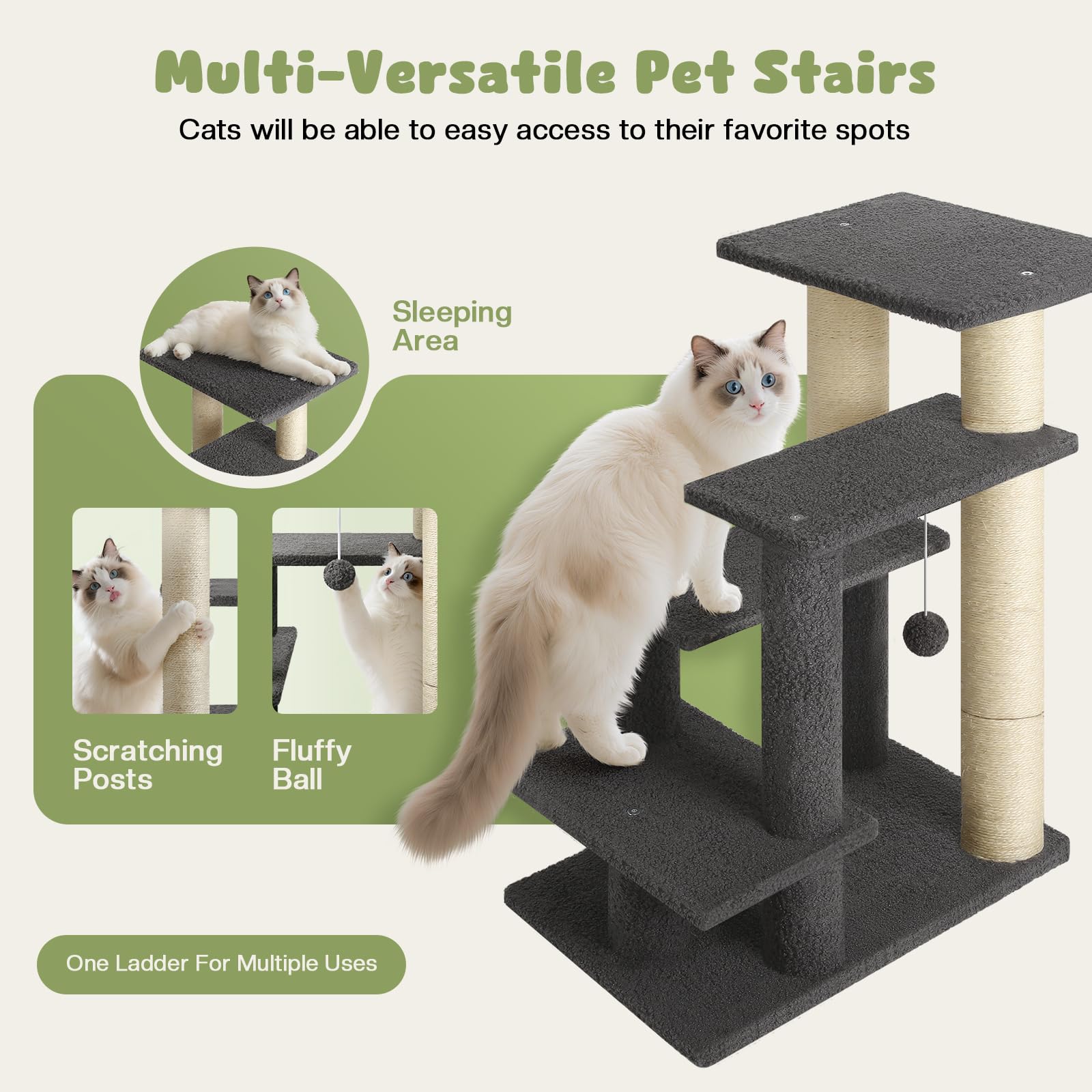 GreenPetopia estructura estable y duradera para mascotas pesadas