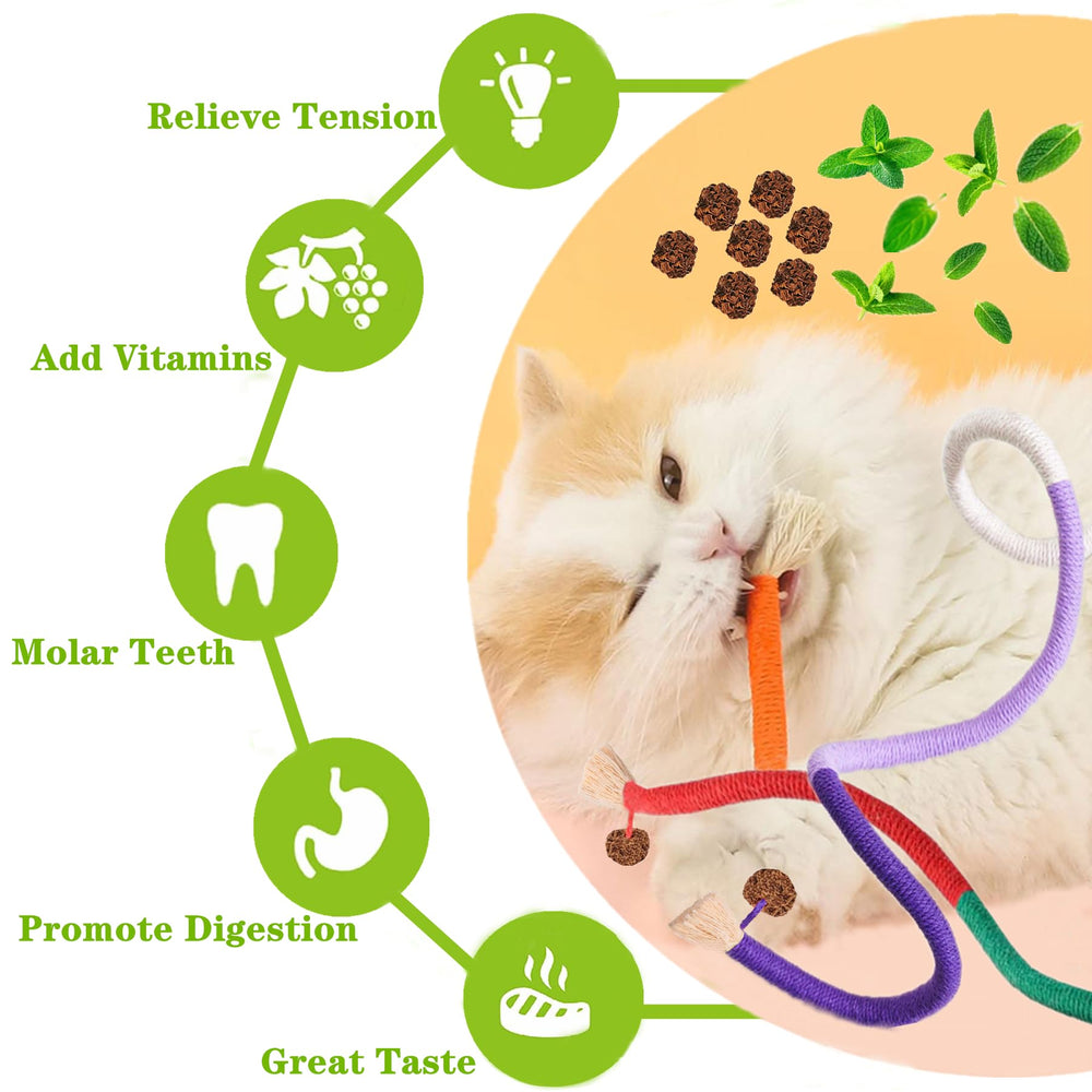 GREMBEB barrita dental para gatos: apoyo para limpieza dental y aliento fresco.