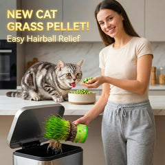GREMBEB hierba para gatos liofilizada, sabor natural que conserva nutrientes