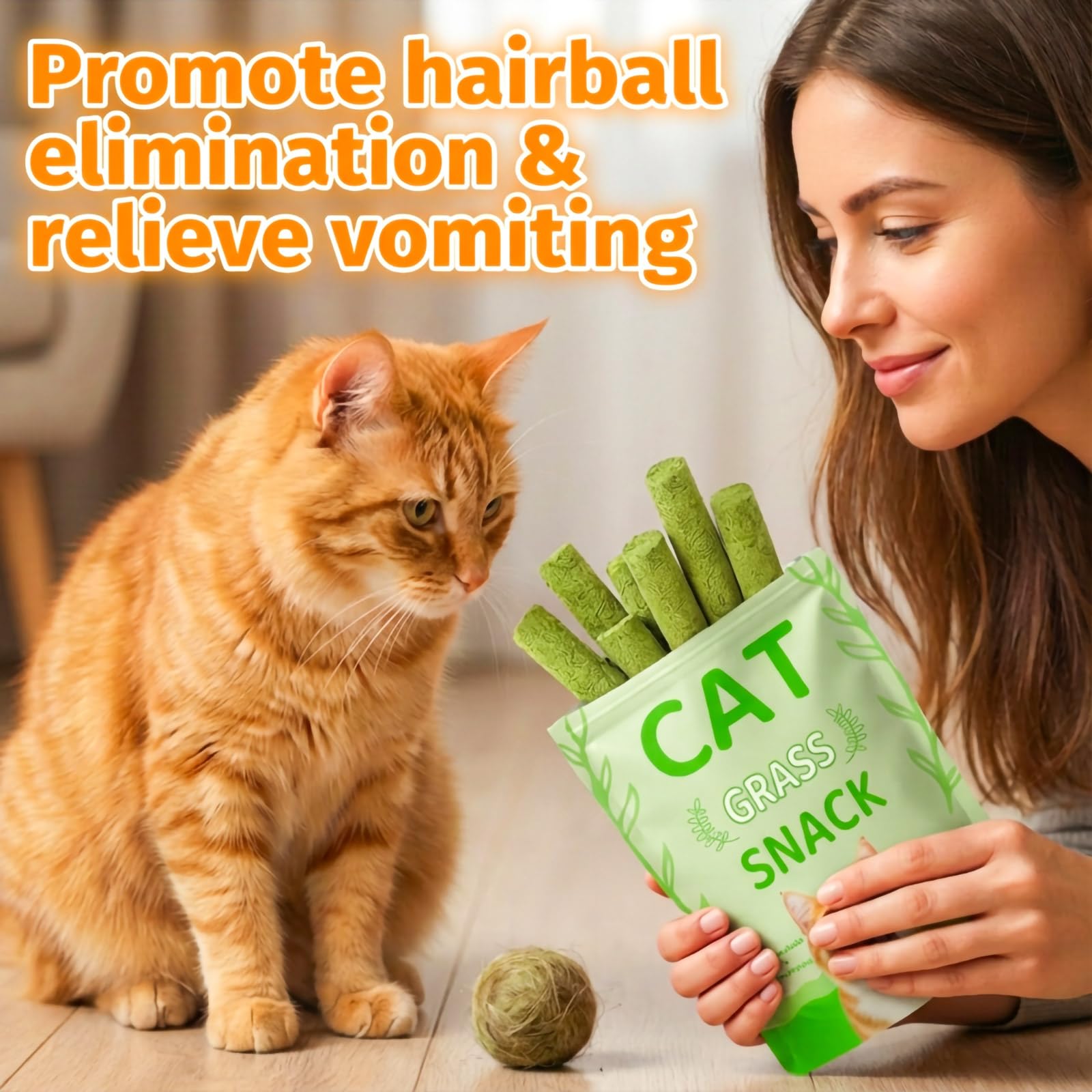 GREMBEB juguete menta para gatos – estimula juego y relajación