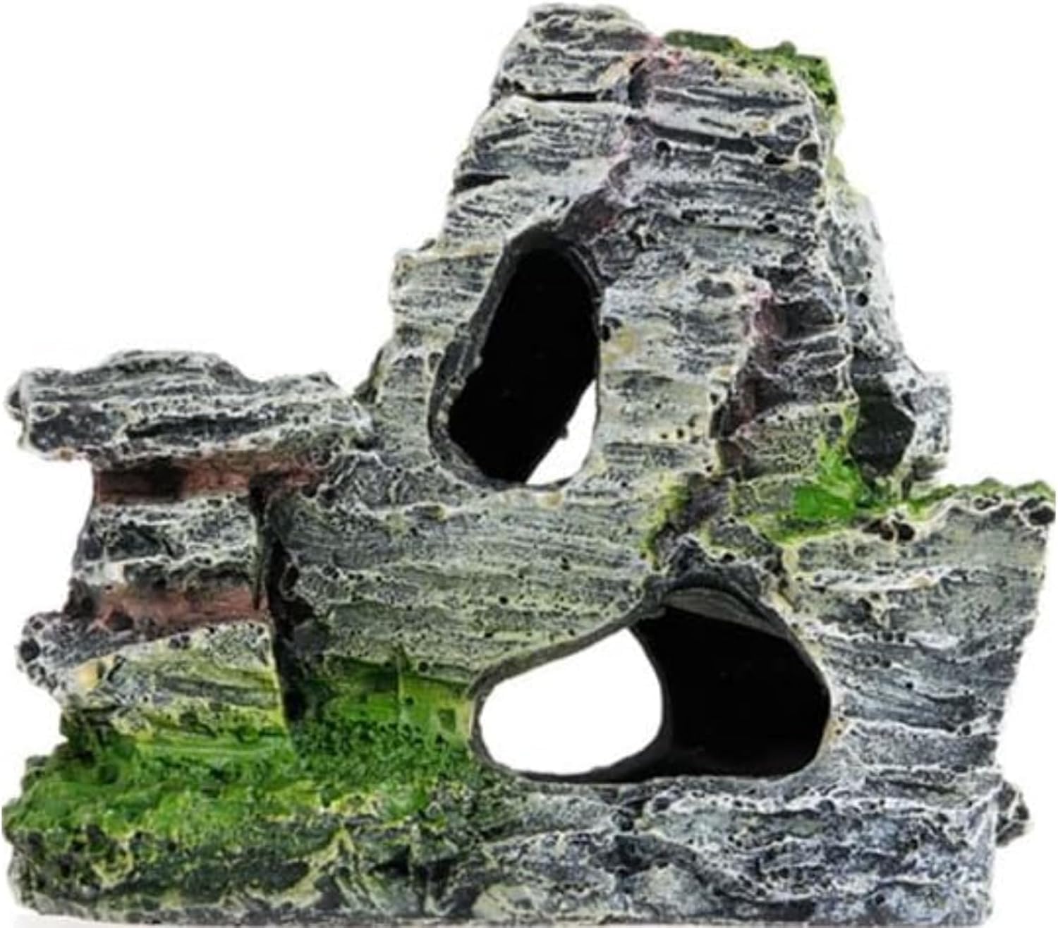 Gryshanyun Resin Montaña Musgo: decoración natural ideal para refugios de peces