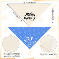 Bandana Guiqulai para perro, diseño Gran Hermano, perfecto para celebrar la llegada.
