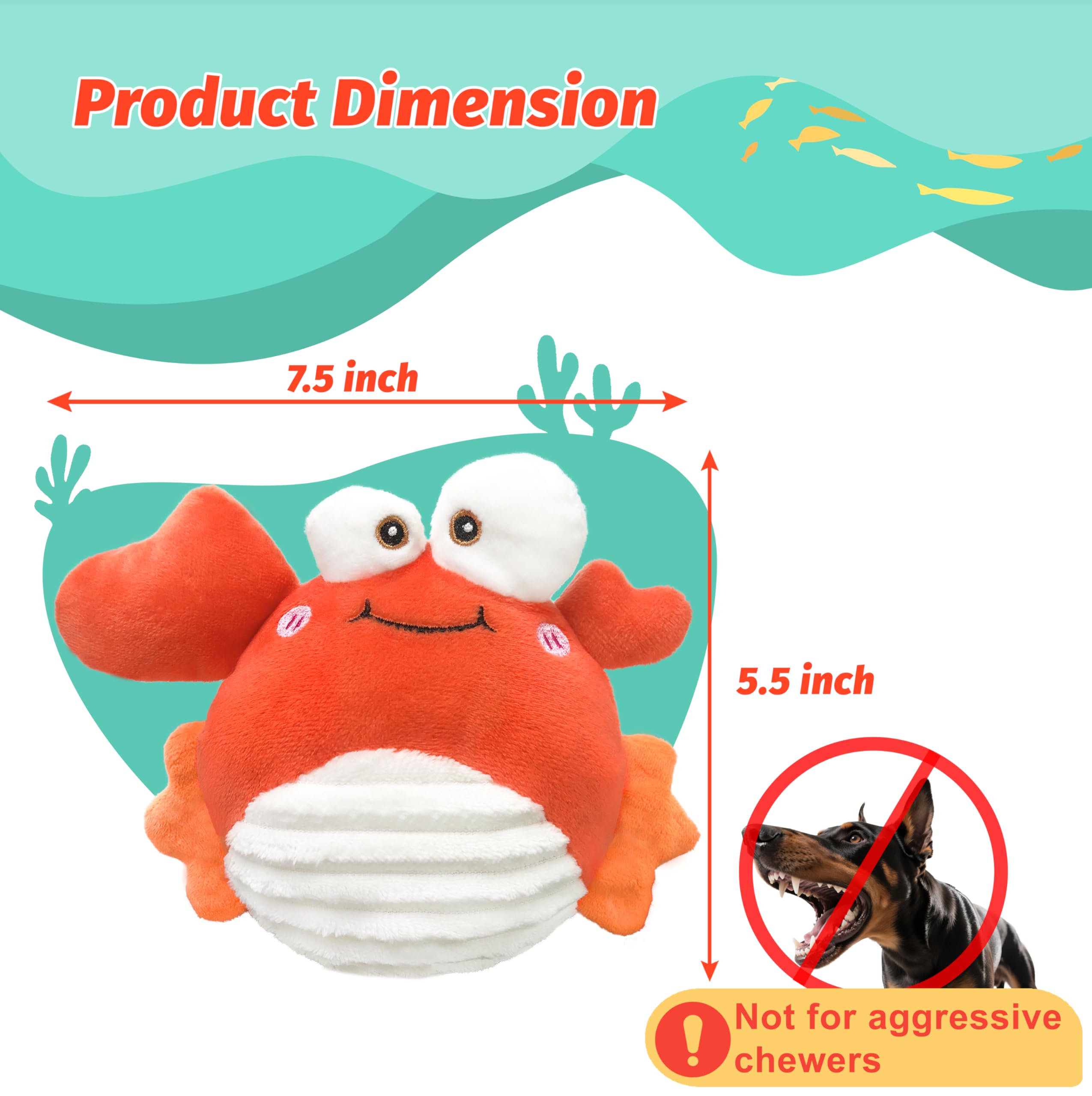 GUKCO Crab: tejido suave y duradero ideal para masticación.