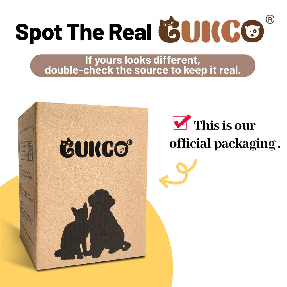 GUKCO tortuga: ideal para perros de todos los tamaños y razas.