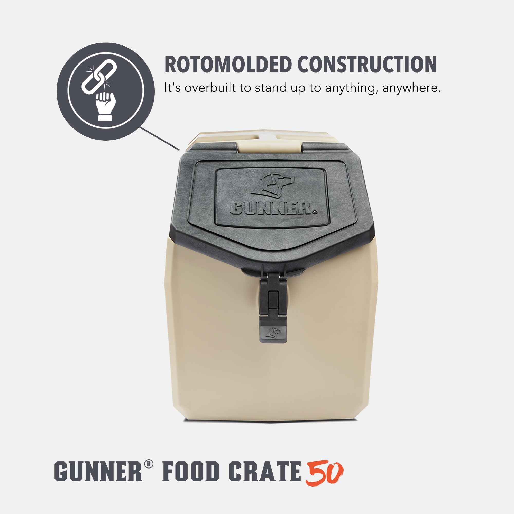 GUNNER cierre antiroedores con pestillo para protección
