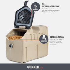 GUNNER mango central ergonómico para transportar el contenedor cómodamente