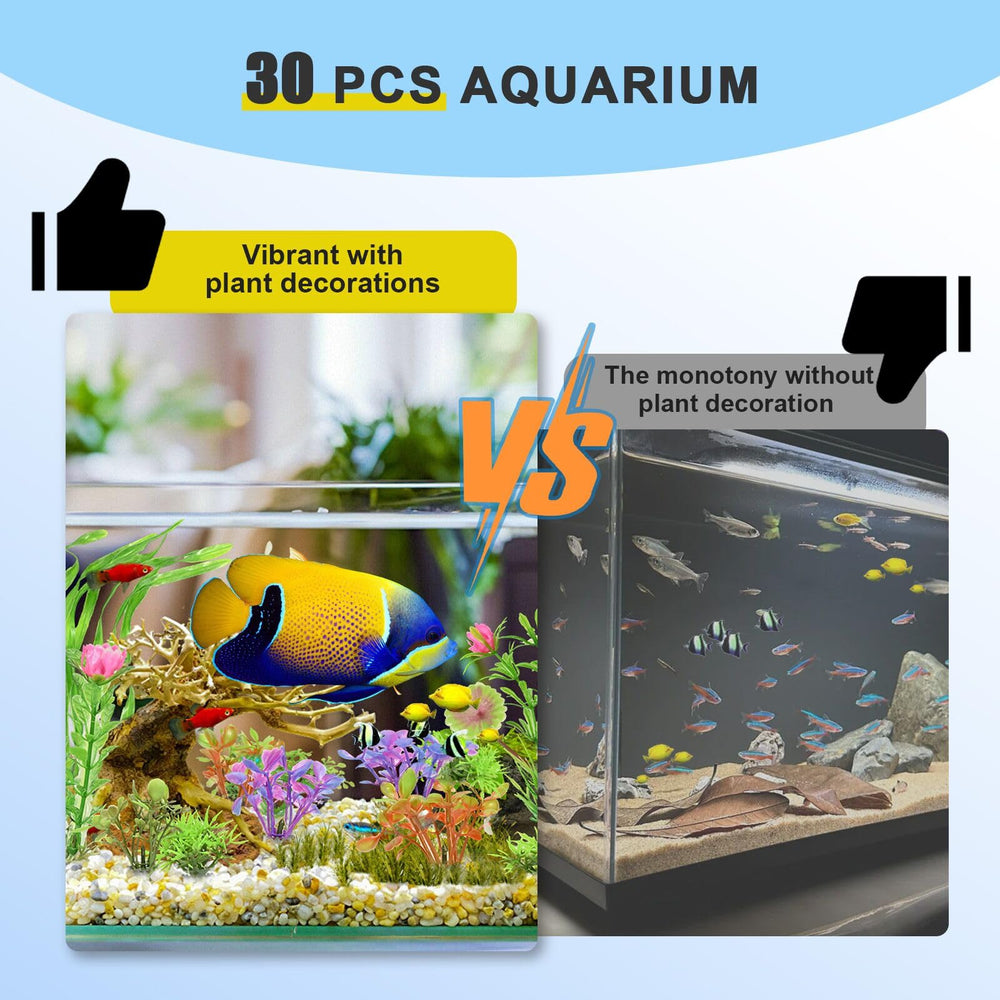 Plantas decorativas de Gupawix para acuario, fáciles de limpiar.